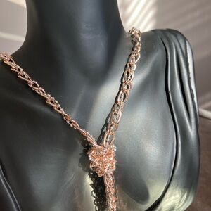 Elegant Rose Gold Chain Necklace